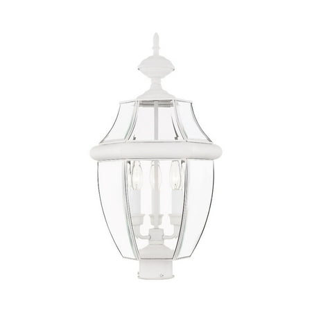 Livex Lighting Monterey 3 Light Outdoor Post Lantern