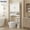 3 Shelf-White, variant on Over the Toilet Storage Cabinet, Asofer Bathroom Space Saver Organizer above Toilet with Adjustable Shelf & 2 Doors, White