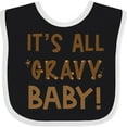 thumbnail image 3 of Inktastic Thanksgiving It's All Gravy Baby Boys or Girls Baby Bib, 3 of 4