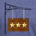 thumbnail image 3 of CafePress - 3 Star Hanging Sign T Shirt - Mens Tri-blend T-Shirt, 3 of 4