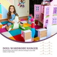 thumbnail image 4 of LOLIPPYY Mini Clothe Hanger Rack Rose Gold Alloy 10Pcs for Doll Play, 4 of 10