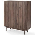 thumbnail image 4 of Crosley Bibliothèque en Bois 9 Compartiments Noyer, 4 of 9