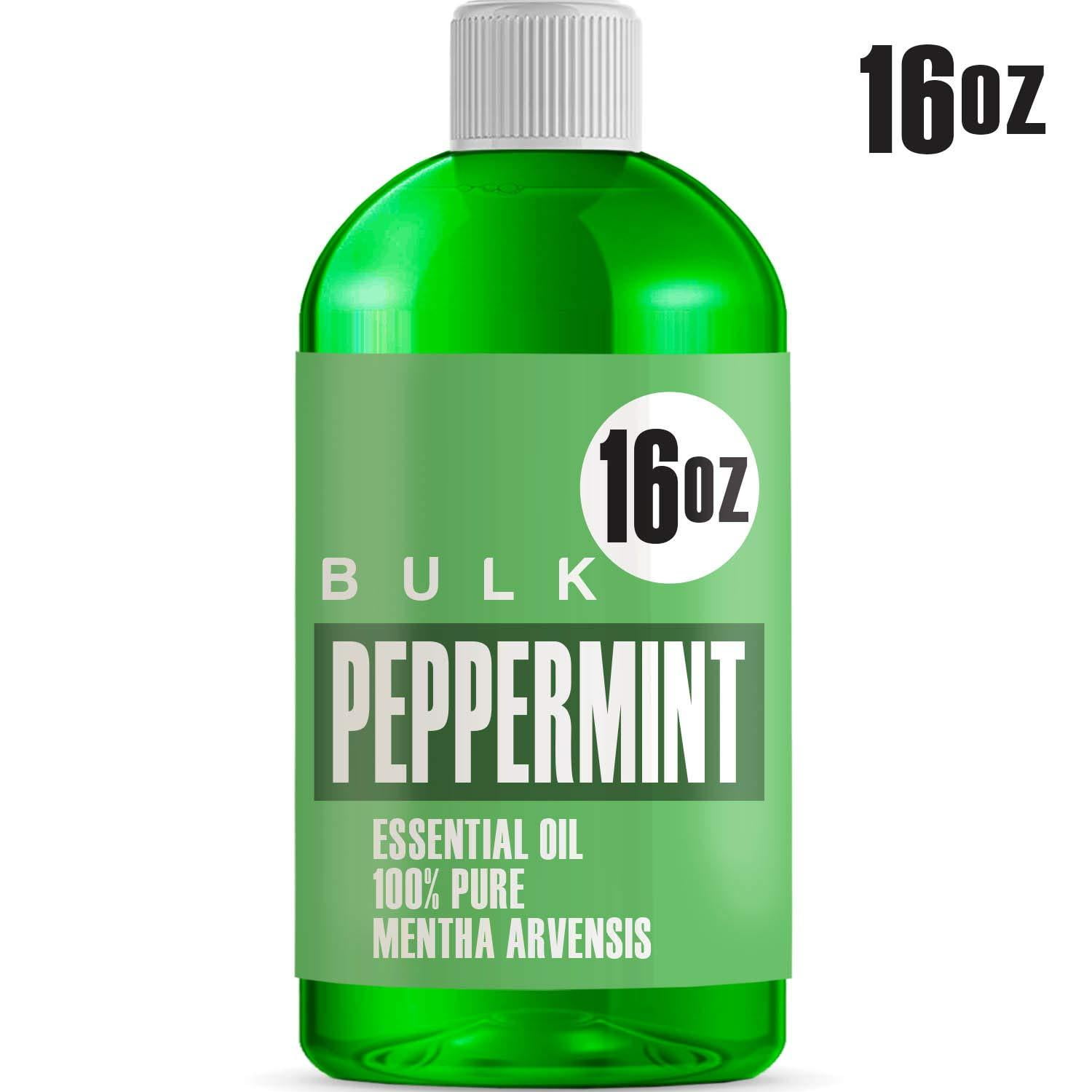 16oz Bulk Peppermint Essential Oil (GIANT 16 OUNCE BOTTLE THERAPEUTIC