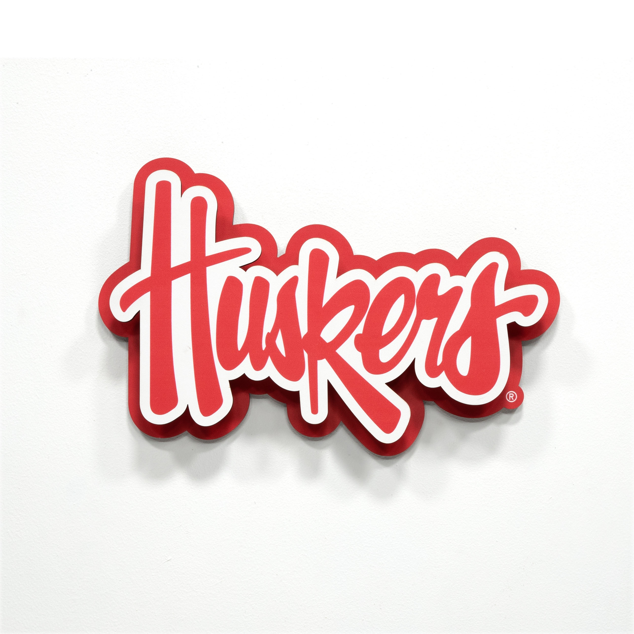YouTheFan NCAA Nebraska Cornhuskers 3DX Die Cut Wall Art