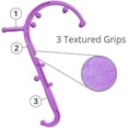 thumbnail image 3 of Body Back Buddy Jr Manual Back Massager, Trigger Point Therapy Tool with Instructions, 3 of 8