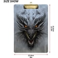 thumbnail image 3 of ZHANZZK Fantasy Dragon Clipboard Hardboard Wood Nursing Clip Board and Pull for Standard A4 Letter 13x9 inches, 3 of 8