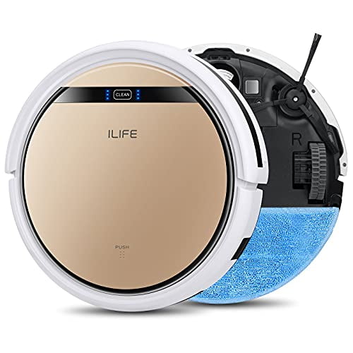 ILIFE V5s Pro Robot aspiradora, trapeador 2 en 1, Delgada, aspiradora robótica automática autocargable, Programa Diario, Ideal para Pelo de Mascota (V5s Pro)