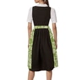 thumbnail image 2 of German Oktoberfest Women's Laced Half Apron Bavarian Traditional Cosplay For Party Dress Up, 2 of 8