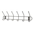 thumbnail image 2 of Spectrum multi hook rack 6-hooks wall mount, industrial gray, 2 Pack, 2 of 2
