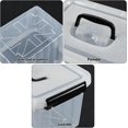 thumbnail image 4 of Parlynie Boîte de Rangement en Plastique de 7 Litres avec Poignée, Boîte de Rangement en Plastique avec Poignée, 6 Paquets, 4 of 7