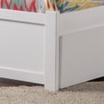 thumbnail image 3 of Lit Plateforme en Bois Portland Simple TG avec Pied de Lit et Tiroir-Lit Simple TG, Blanc, 3 of 8