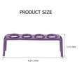 thumbnail image 3 of Miangastore Purple Plastic Test Tube Holders for Teaching Use Lightweight and Durable 4pcs, 3 of 8