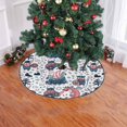 thumbnail image 2 of FMSHPON Cartoon Vikings Dragon Xmas Christmas Tree Skirt Stand Mat for Holiday Party Decoration Indoor Outdoor 48 inches, 2 of 3