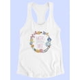 thumbnail image 3 of Snarky Florals Xii. Racerback Tank Women -June Erica Vess Designs, Female Small, 3 of 4