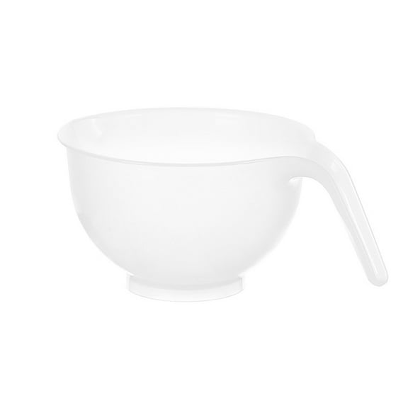 Necvior Clear Mixing Bowl Plastic Material Suitable for Kitchen Baking Restaurants