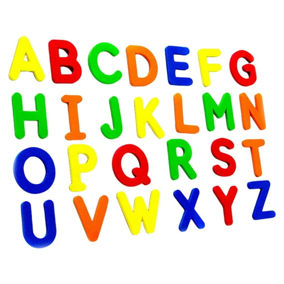 Multicolor 26-Piece Set Of Floating Alphabet And Numbers Foam Eva Wall Stickers, Funny And Learning Bath Time Toys For Babies #09G08