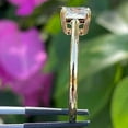 thumbnail image 2 of 2Ct Asscher Cut Lab-Created Diamond Women's Engagement Ring 14K Yellow Gold Plated Sterling Silver, 2 of 4