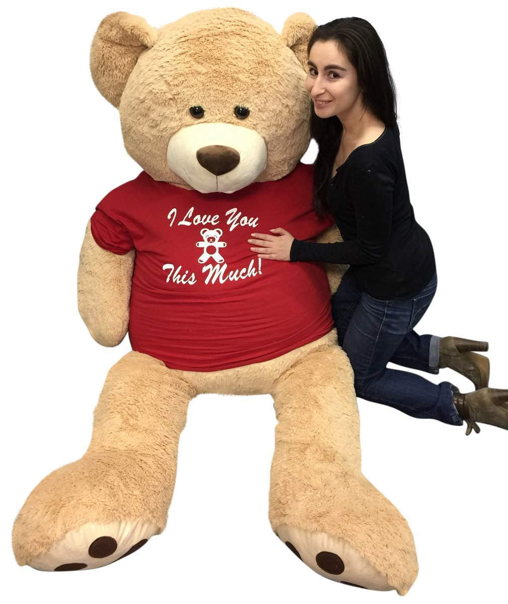 Big Plush Giant 6 Ft Valentine Teddy Bear Very Soft Huge