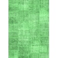thumbnail image 1 of Ahgly Company Indoor Rectangle Patchwork Emerald Green Transitional Area Rugs, 5' x 8', 1 of 4