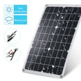thumbnail image 2 of Solar Panel Kit 20w Solar Cells 2-Port USB Hub Car Charging Cable Crocodile Clip Charging Cable, 2 of 8