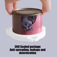 thumbnail image 7 of UNLLLL 3 in 1 Food Grade Silicone Pet Can Lid, Cat Paw Shaped Can Lid, Airtight Seal Cover for Wet Food Freshness, for Cats and Dogs Snack Sealing (White), 7 of 7