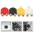 thumbnail image 4 of 4 divisores RCA macho a doble RCA hembra, adaptador Y, adaptador doble RCA hembra., 4 of 7
