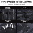 thumbnail image 4 of SUPER JOY Fishing Tackle Backpack Storage Bag, Outdoor Shoulder Backpack, Fishing Gear Bags with Rod Holder and Fishing Plier, 4 of 6