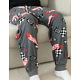thumbnail image 4 of Hot Wheels Mens Black Short Sleeve Long Leg Pyjama Set, 4 of 7
