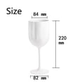 thumbnail image 2 of 4 copas de vino elegantes e irrompibles, copas de vino de plástico, copas de vino muy irrompibles, 2 of 6