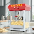 thumbnail image 3 of Ganeed Countertop Popcorn Machine - 2 Gallon Popper - 6oz Kettle, Old Maids Drawer, Warming Tray, Popcorn Scoop, Stainless Steel Accessories(Red), 3 of 10