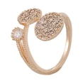 thumbnail image 2 of abierto elegante para mujer, joyería ajustable, de puño abierto geométrico para vacaciones, Día de San Valentín, decoración de trabajo Yuyangstore Anillo de aleación vintage, 2 of 7