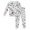 c-White, variant on DIY Hand Painted Halloween Coloring Pajamas 2 Piece Sets, Colorable Long Sleeve Shirts and Pants Set Fall Winter Halloween Gifts Outfit