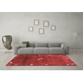 thumbnail image 3 of Ahgly Company Indoor Rectangle Abstract Red Contemporary Area Rugs, 6' x 9', 3 of 4