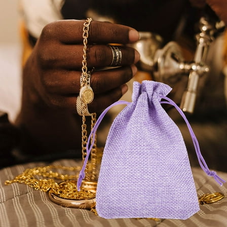 ORDDIART 10Pcs Rectangular Drawstring Bags for present Giving and Storage