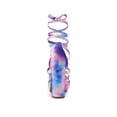 thumbnail image 2 of BLISSFUL STEP Women's Tie Dye High Heel Sandal Platform Block Heel Prom Sandals Blue Pink 8.5, 2 of 8