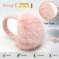 thumbnail image 4 of KitchenKey  Women Winter Ear Muffs Fluffy Faux Fur Earmuffs Foldable Ear Warmer Girls Soft Ear Covers, 4 of 11