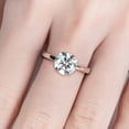 thumbnail image 7 of AnuClub Moissanite Engagement Rings 2/3CT D Color VVS1 925 Sterling Silver Moissanite Invisible Setting Wedding Promise Ring for Women with Certificate, 7 of 7