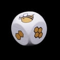 thumbnail image 4 of 12 Piezas Cubos De Dados De Madera Pintada De Blanco Ronda De Esquina Juguetes Para Niños Juego Dados De 6 Caras Con Patrones De 20 Mm X 20 Mm X 20 Mm Juegos De Para Niños Juguetes, Baoblaze Dados de madera, 4 of 8
