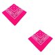 thumbnail image 2 of Greeniant Turbante unisex Pañuelo Hop Pañuelo cuadrado Paisley Diadema Pañuelo multifuncional Pañuelo para el cabello Regalos Rosa Rojo Rosa roja 2Conjunto, 2 of 6
