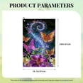 thumbnail image 6 of ONETECH Flowers Butterflies Swirl of Butterflies Golf Towel Birthday Gift 24x16in 1PC, 6 of 7