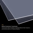 thumbnail image 4 of Unique Bargains 2pcs Clear Plastic Sheet Replacement Panel 8x10'' for Picture Frame, Crafts, 0.04'' Thick with Protective Film, 4 of 7