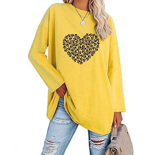 Ichuanyi liquidación mujer clásica impresión floral cuello de manga larga tops blusas camisa ICHUANYI WER202308241280