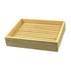 thumbnail image 3 of Tabla de madera , bandeja para desayuno, tabla para cortar pan, bandeja para Rectangular resistente, bandeja para pasteles de panadería 28x21cm, 3 of 9