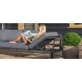 thumbnail image 2 of Cieux Sectionnel d'Angle en Aluminium pour Patio Extérieur avec Siège Réglable Gris, 2 of 10