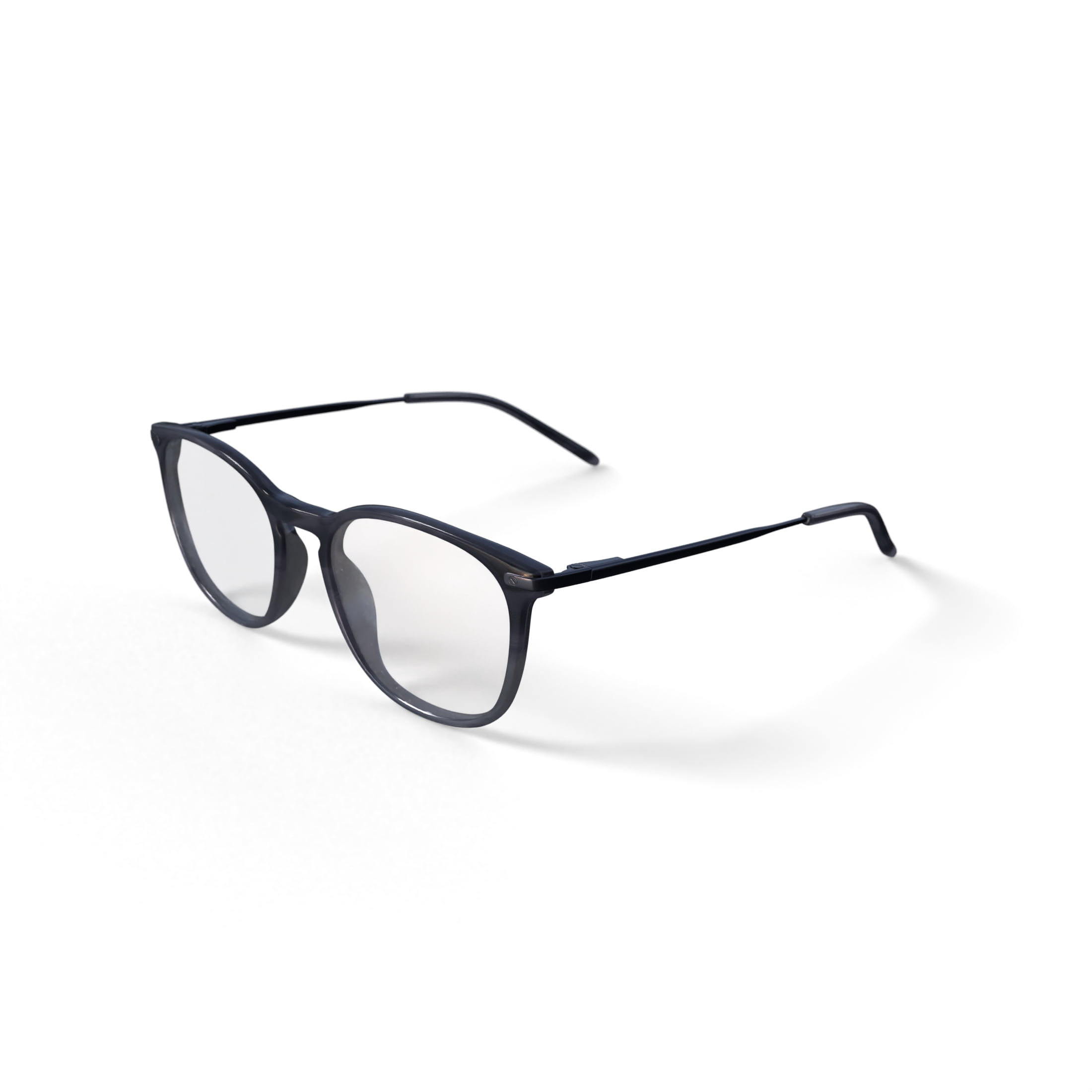 Walmart Men's Austin Rectangular Prescription Eyeglasses with Case, Gray Gradient