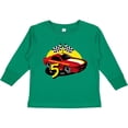 thumbnail image 3 of Inktastic Race Car 5th Birthday Boys Long Sleeve Toddler T-Shirt, 3 of 5