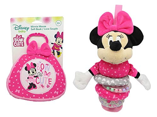 minnie mouse plush rattle