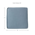 thumbnail image 6 of Sunbrella Outdoor 17 in. Square Chair Pad (2-Pack), Spectrum Denim, 6 of 6