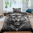 thumbnail image 3 of Pour Garçons Filles avec Housse de Couette Tigre, Faune, Animal, Pièces, Simple, 3 of 5