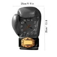 thumbnail image 2 of Sports Themed Boxing Gloves & Belt 2D Acrylic Flat Printing Clock - Stylish Wall Decor for Home Office Gym Sports Enthusiasts Functional Decorative Timepiece, Gray, 1pc, 2 of 6